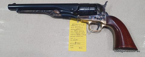 We have a second hand Uberti 1860 Army 44 BP revolver for sale on consignment. The firearm presents in excellent condition. Purchaser to pay transfer and shippi