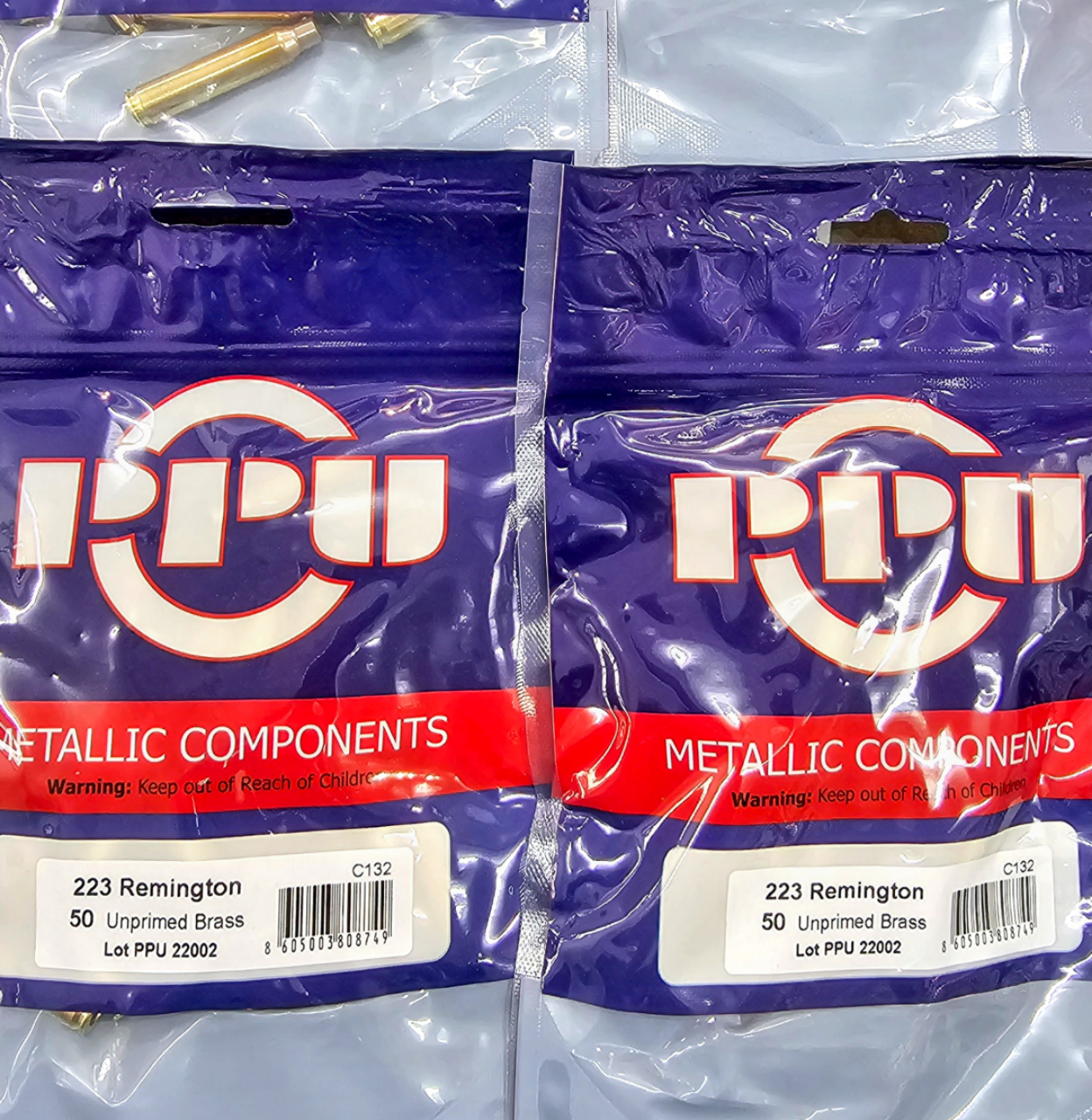 PPU UNPRIMED RIFLE BRASS