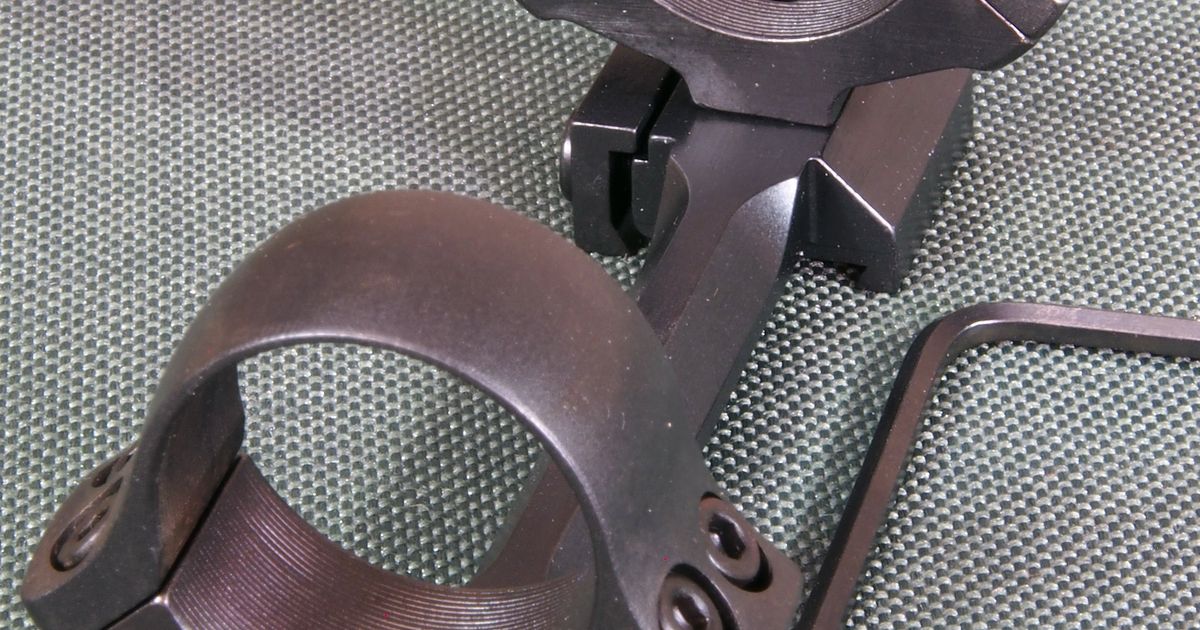 Scope mounts for BRNO #2 rifle with 16mm dovetail.