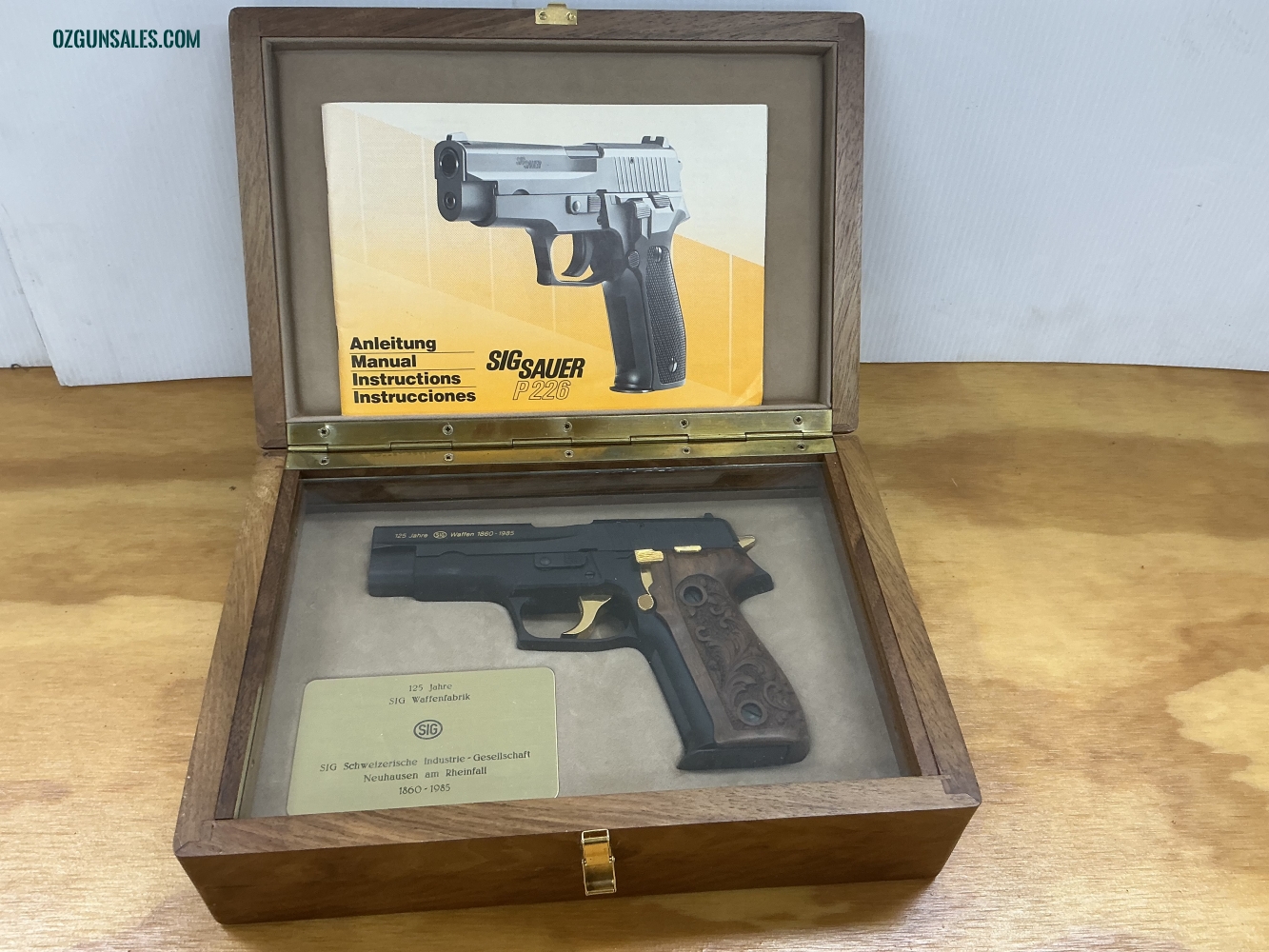 Sig Sauer 125th Anniversary JP226 Limited Edition
