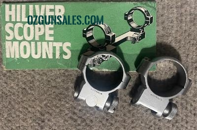 Hillver Ruger M77/22 Rifle 1" Mounts NEW