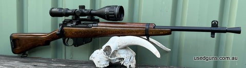 Yes it‚Äö√Ñ√¥s a .223. Started life as a No4 Mk1* and was converted to a .223 No5 Mk1 look alike at great expense. The rifle looks brand new expect for one litt