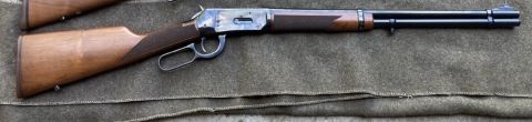 Beautiful top eject Winchester 94, blueing is strong, no corrosion like these usually have, internals look like theyve done very little work, bore is excellent.