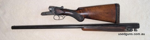 J.P. Sauer & Sohn Suhl break action shotgun. In reasonable condition, could do with a tidy up, starting to show its age. Perfectly functional, and a pleasure to