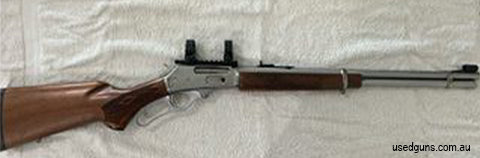 Marlin 30-30 Stainless Lever.Action. Minimal use 50-60 rounds. Very well looked after. Scope rail mount and ring included 40mm rings . Buyer pay brokerage open 